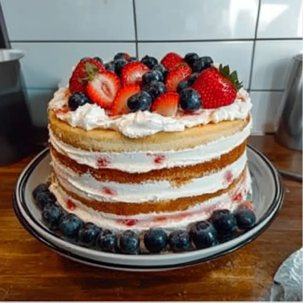 Strawberry Shortcake Layer Cake