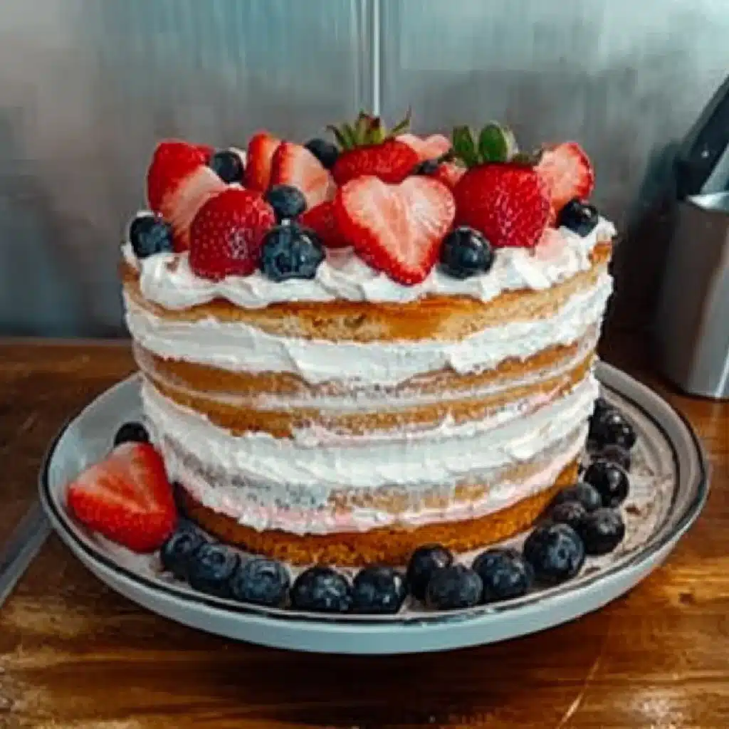 Strawberry Shortcake Layer Cake