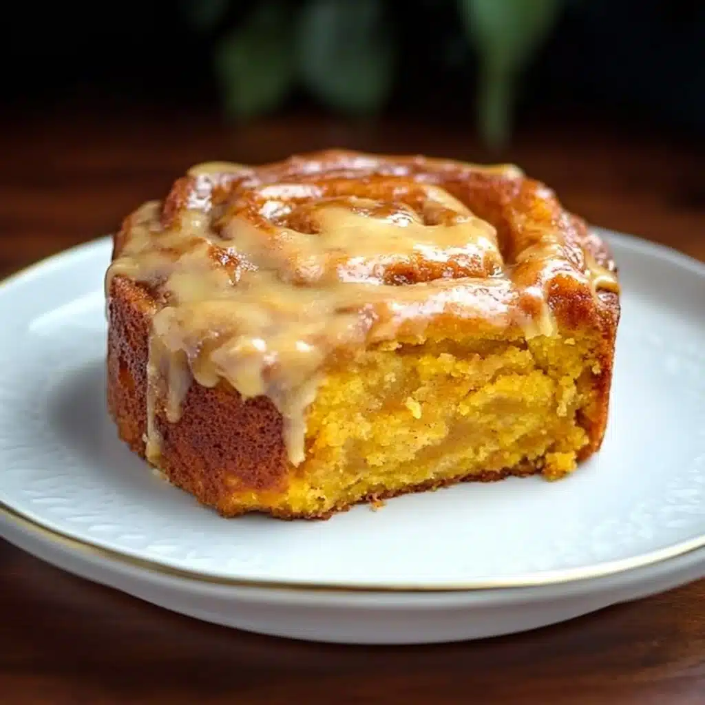 Sweet Potato Cinnamon Roll Cake