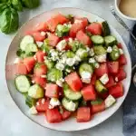 Feta Watermelon Cucumber Salad