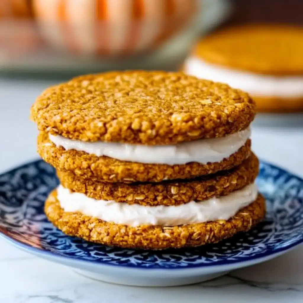 Pumpkin Oatmeal Cream Pies