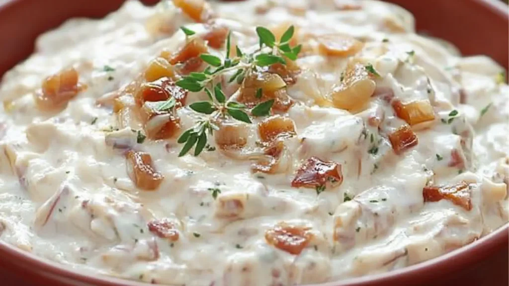 the best caramelized onion dip recipe you will ever make