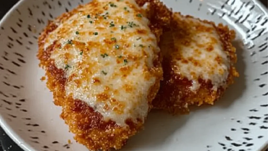 grilled chicken tenders with ketchup on the side and text overlay that reads easy air fryer chicken tenderies