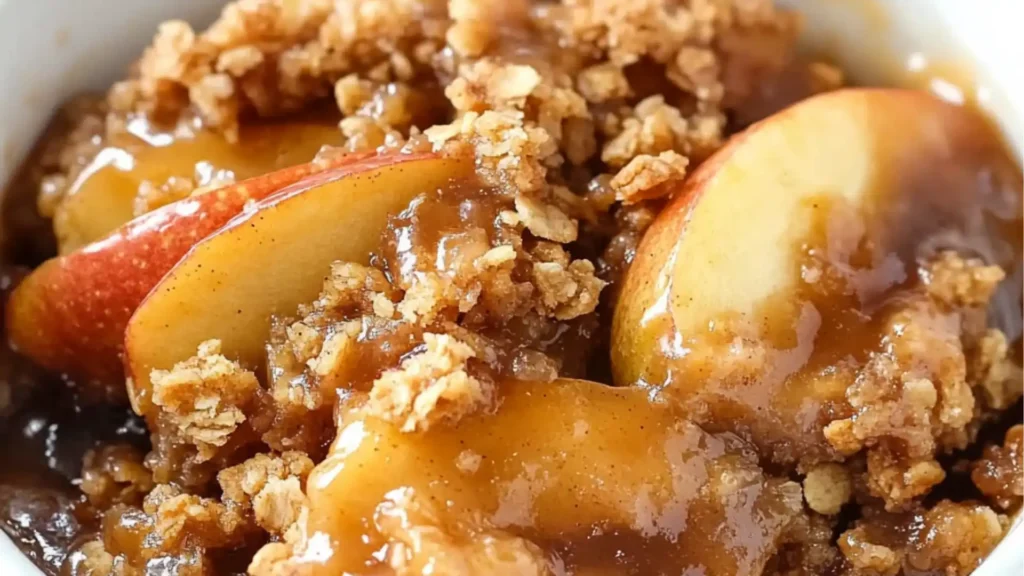 the best homemade apple crumbles recipe is made with apples and cinnamon