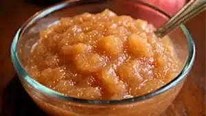 crockpot cinnamon applesauce is an easy and delicious dessert