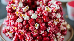 Bloody Red Velvet Popcorn