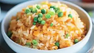 bobby fay's crispy rice in a skillet