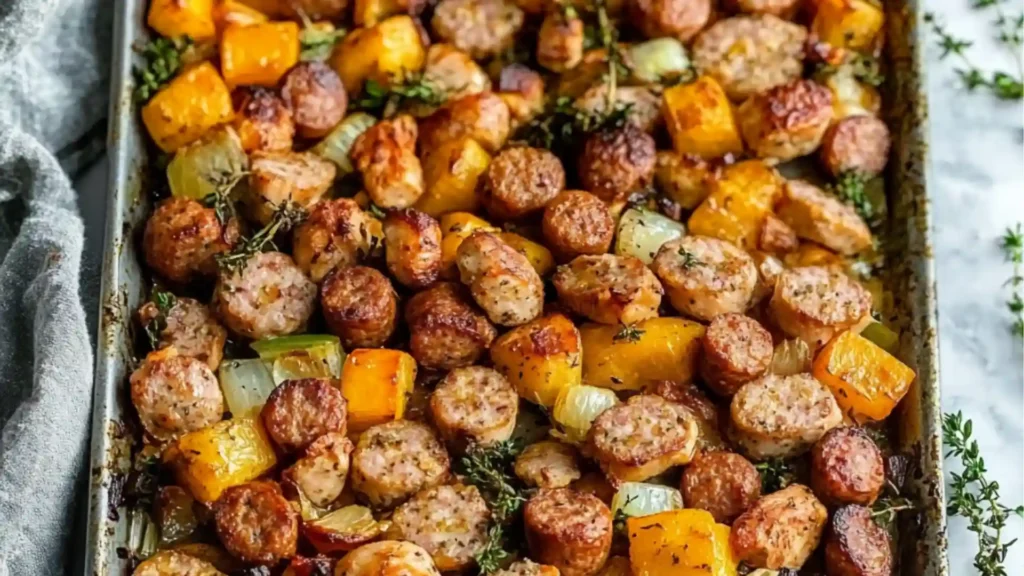 a sheet pan filled with different types of vegetables and the words harvest sheet pan on top