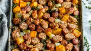a sheet pan filled with different types of vegetables and the words harvest sheet pan on top