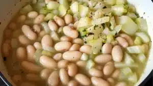 Image for Easy Butter Beans with Leeks