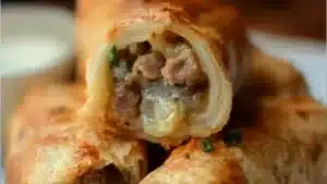 keto phily cheesesteak rolls on a plate