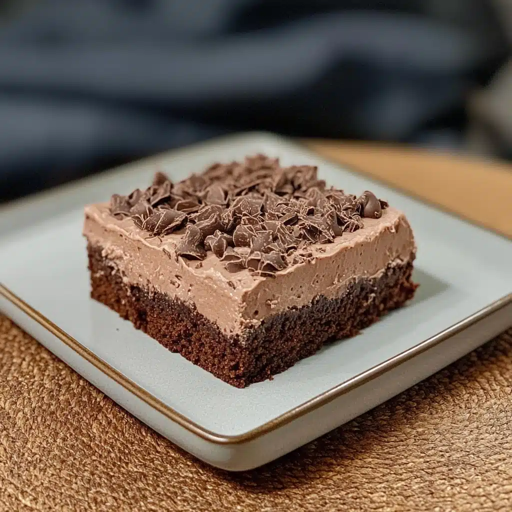 Chocolate Mousse Brownies
