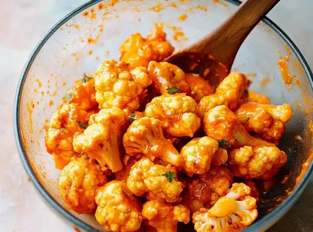 Air Fryer Buffalo Cauliflower