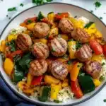 Air Fryer Chicken Sausage and Veggies