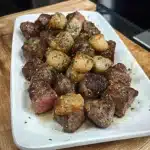 Air Fryer Garlic Butter Steak Bites Recipe
