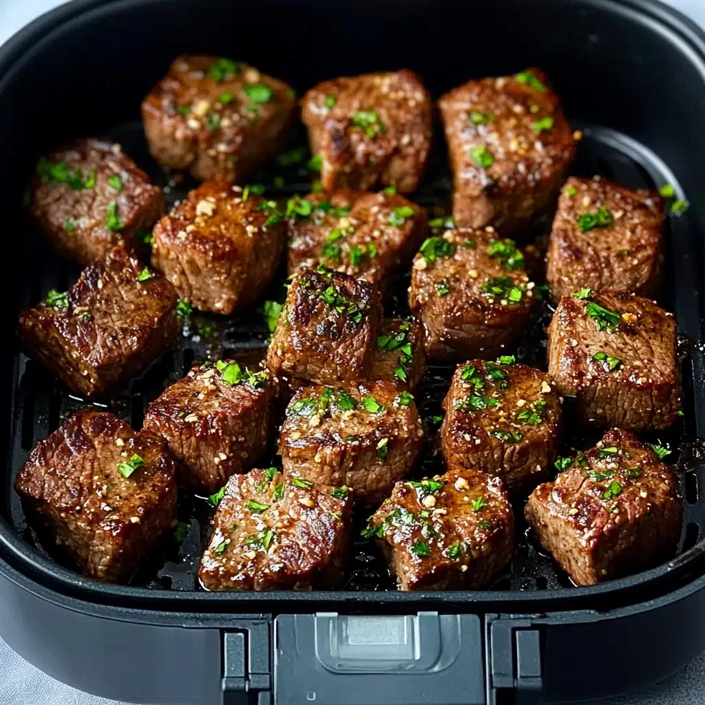 Air Fryer Garlic Butter Steak Bites Recipe