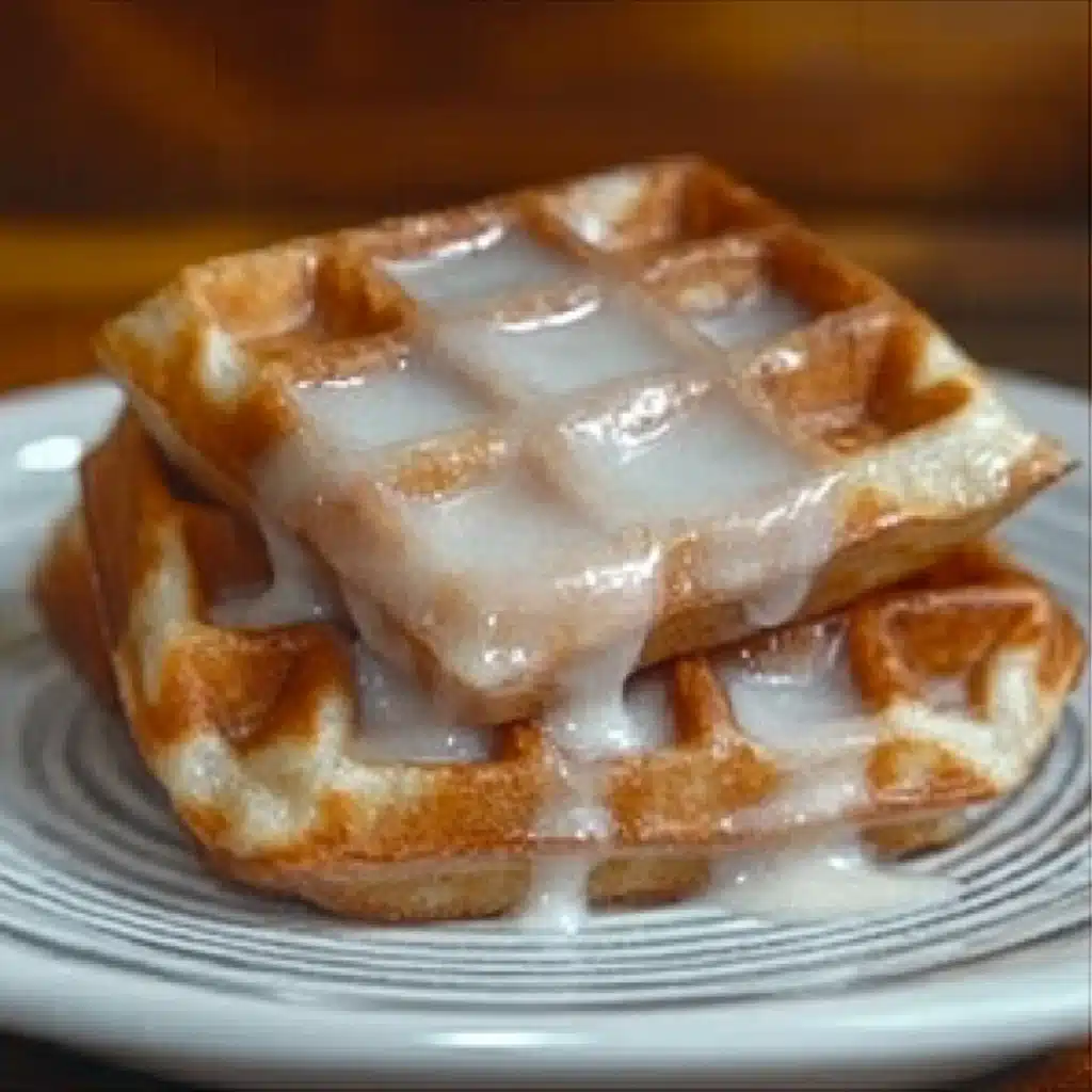Apple Fritter Waffle Donuts