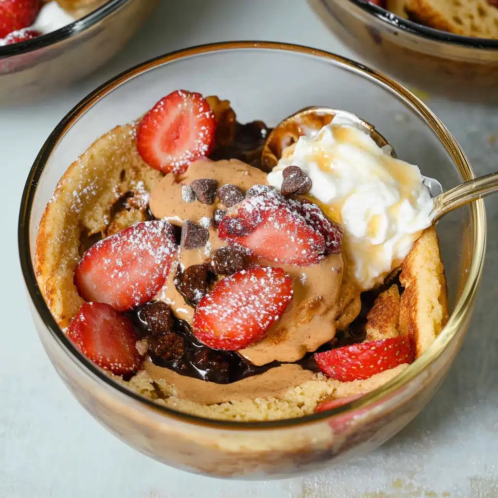 Baked Protein Pancake Bowls
