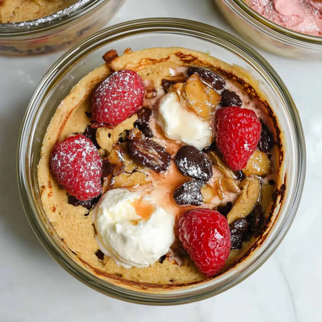 Baked Protein Pancake Bowls