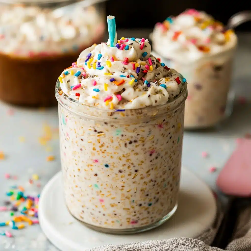 Birthday Cake Overnight Oats