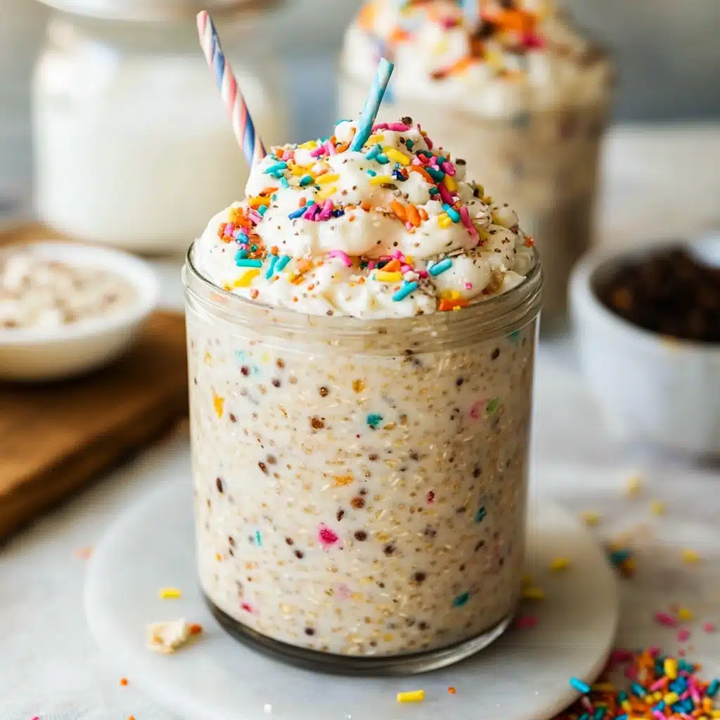 Birthday Cake Overnight Oats