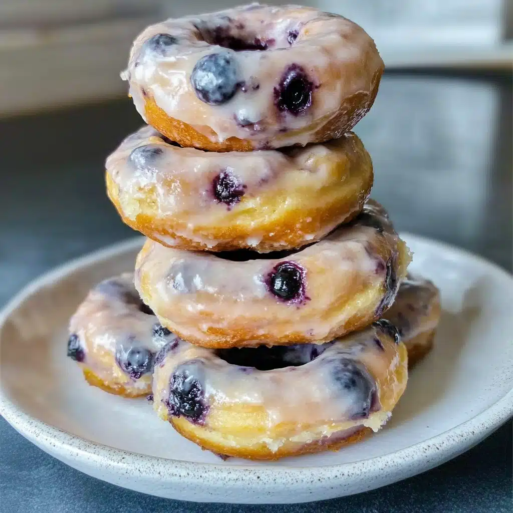 Blueberry Baked Donuts