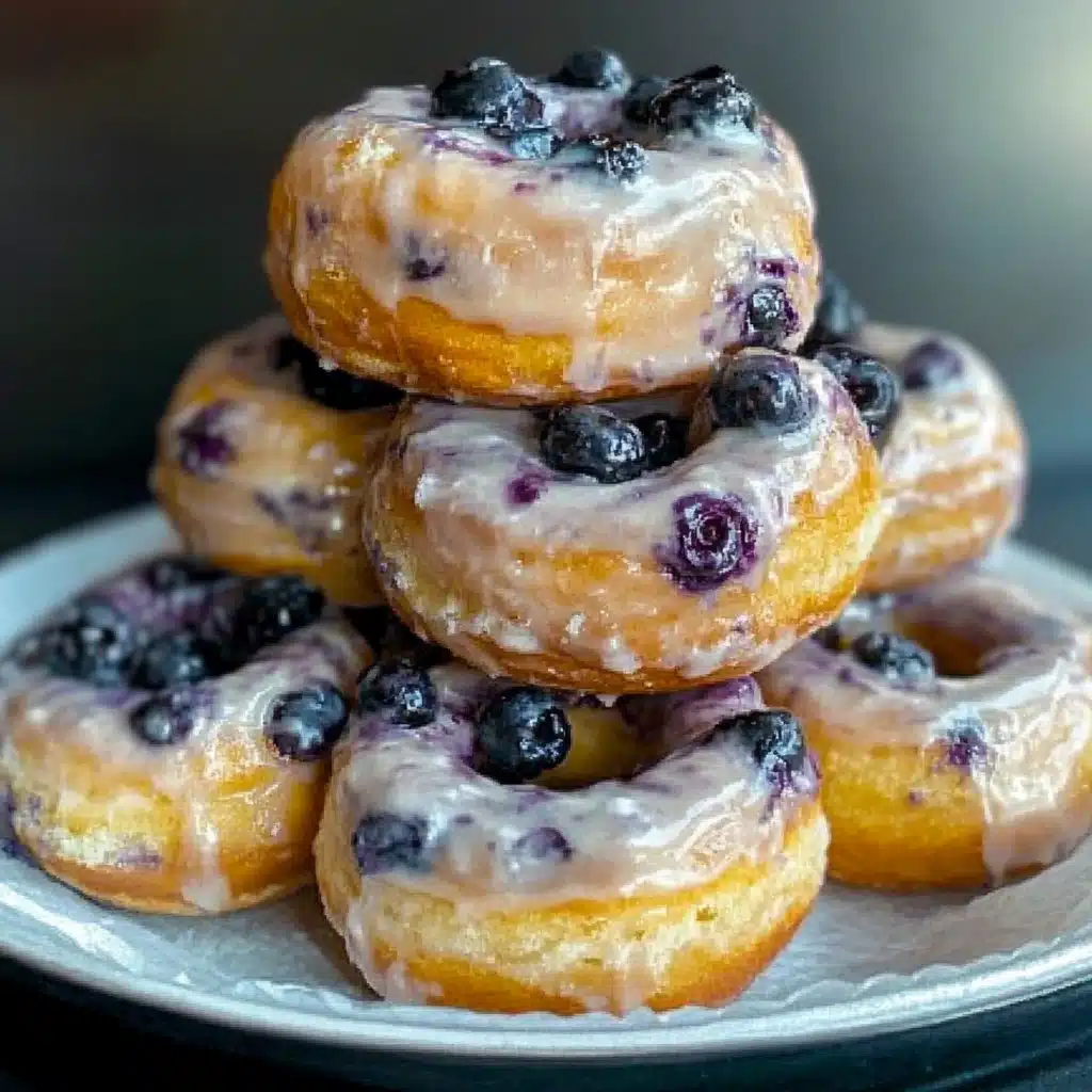 Blueberry Baked Donuts