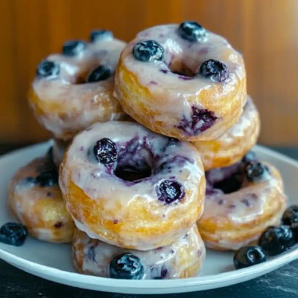 Blueberry Baked Donuts