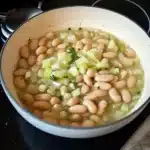 Butter Beans with Leeks