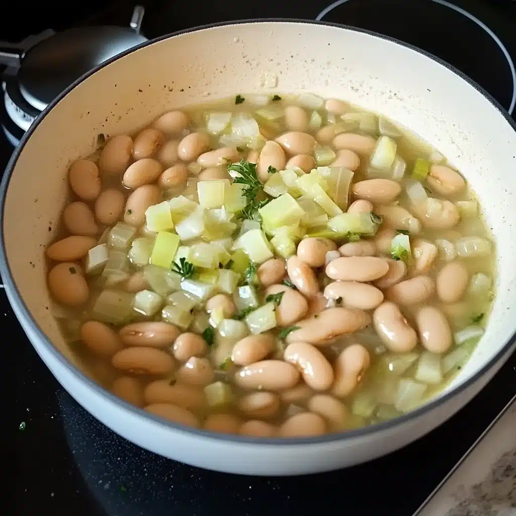 Butter Beans with Leeks