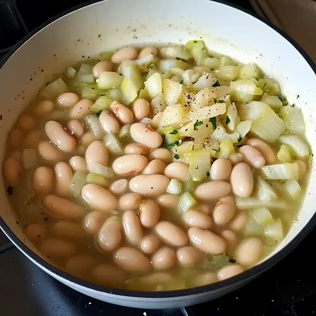 Butter Beans with Leeks