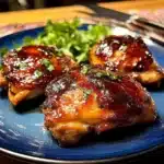 BBQ Chicken Thighs in the Oven