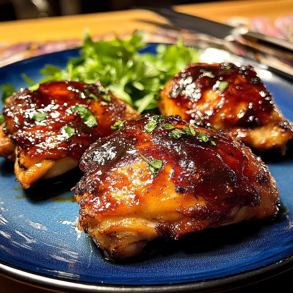 BBQ Chicken Thighs in the Oven