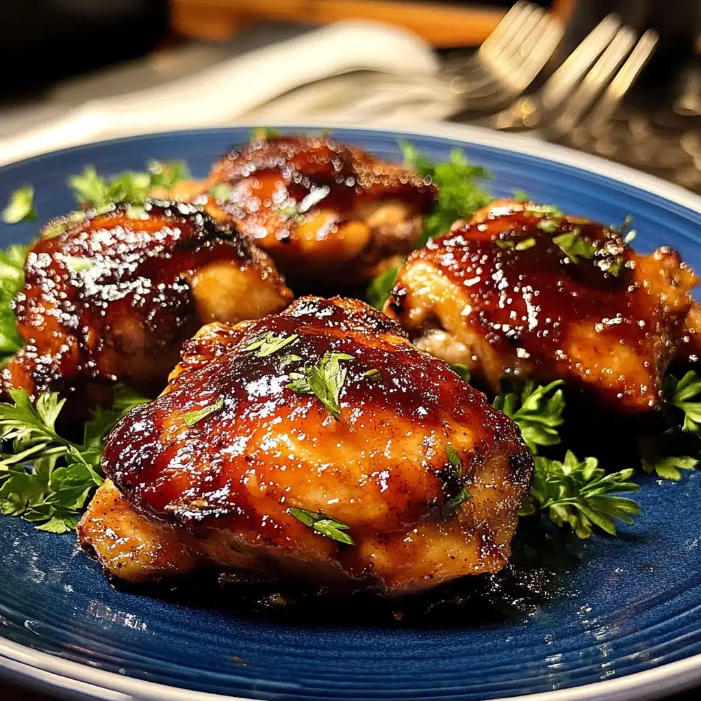 BBQ Chicken Thighs in the Oven