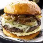 Caramelized Onion Smash Burgers