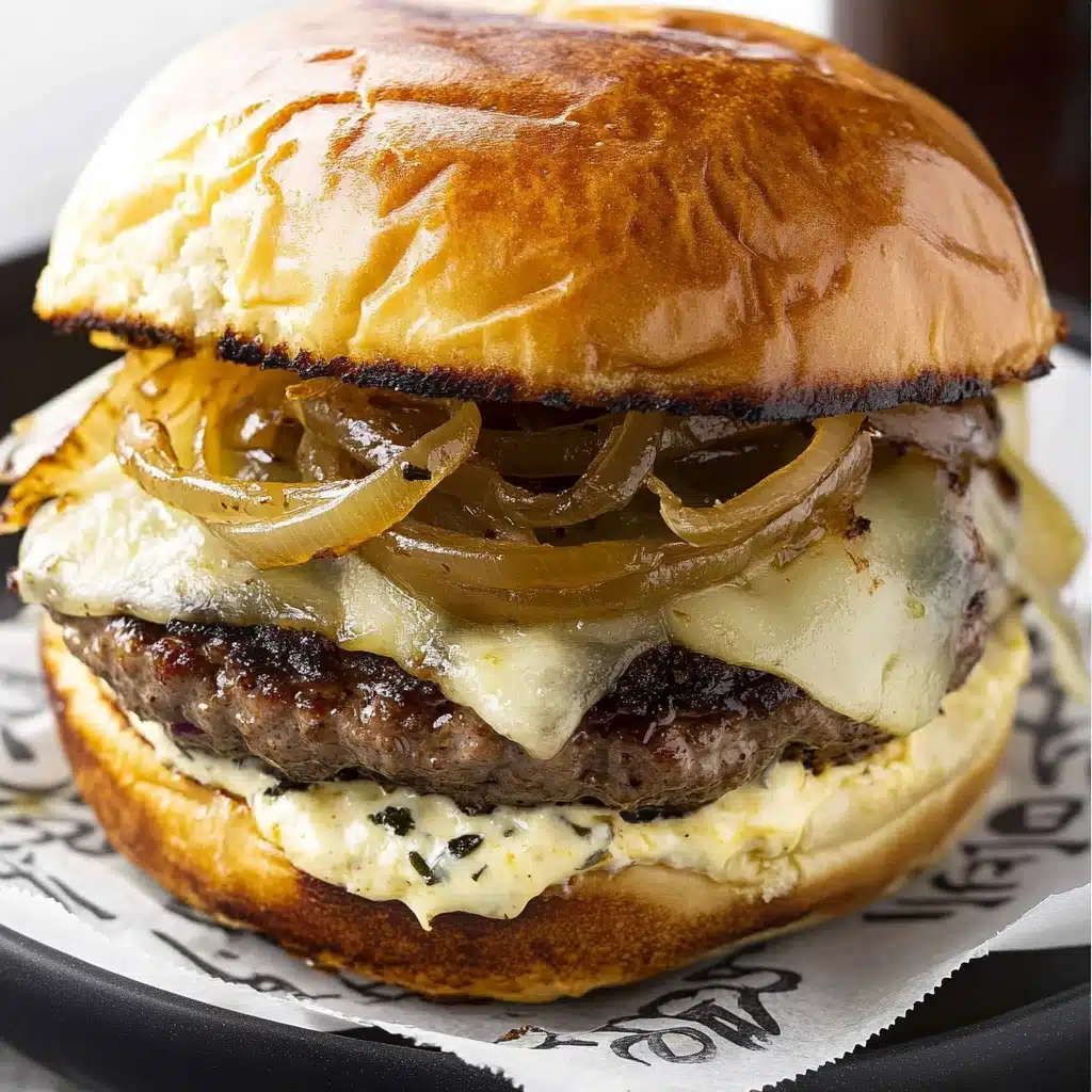 Caramelized Onion Smash Burgers