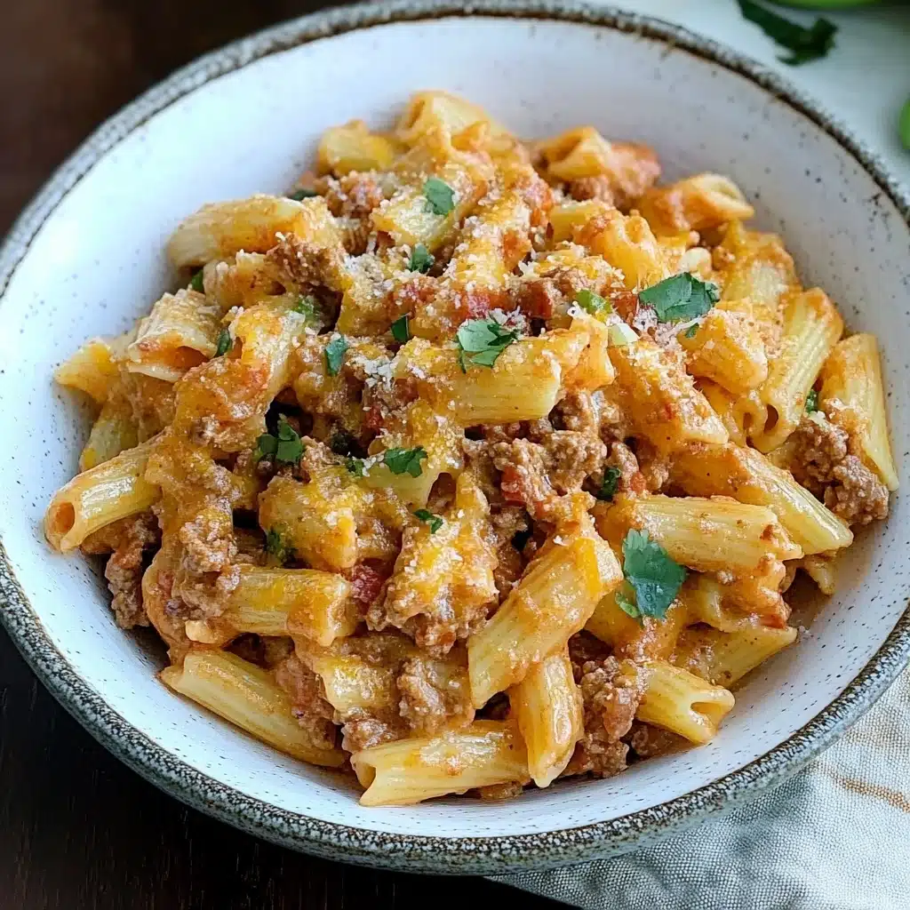 Cheesy Taco Pasta