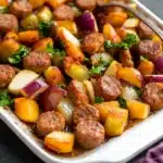 Chicken Apple Sausage Sheet Pan Dinner