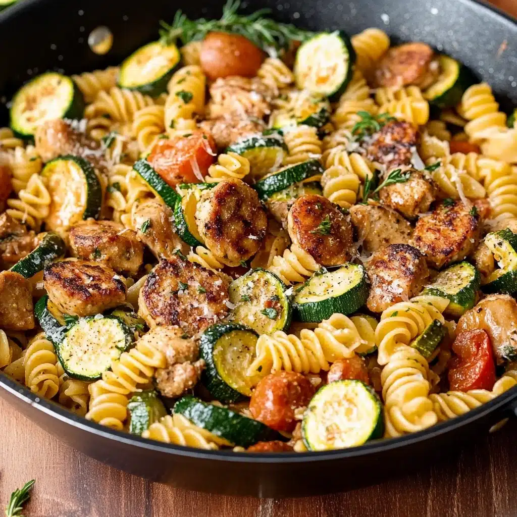 Chicken Zucchini Pasta Skillet