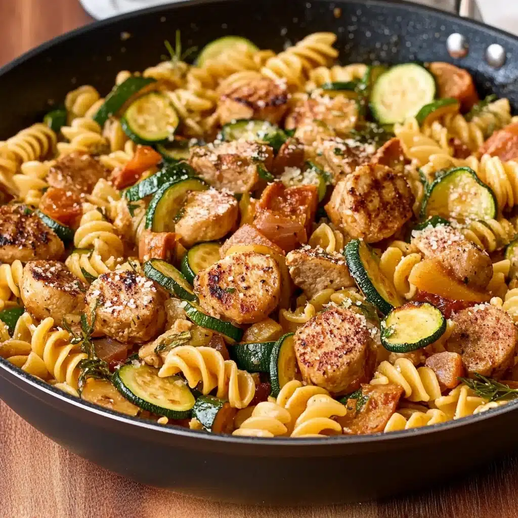 Chicken Zucchini Pasta Skillet