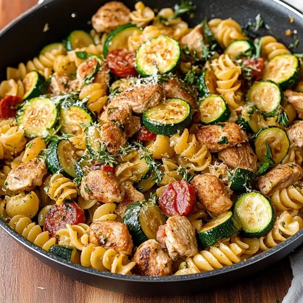 Chicken Zucchini Pasta Skillet
