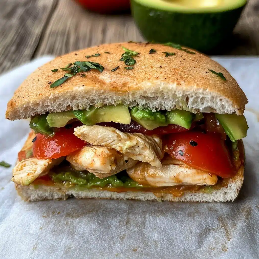 Chipotle Chicken Avocado Melt