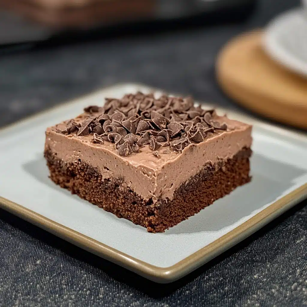 Chocolate Mousse Brownies