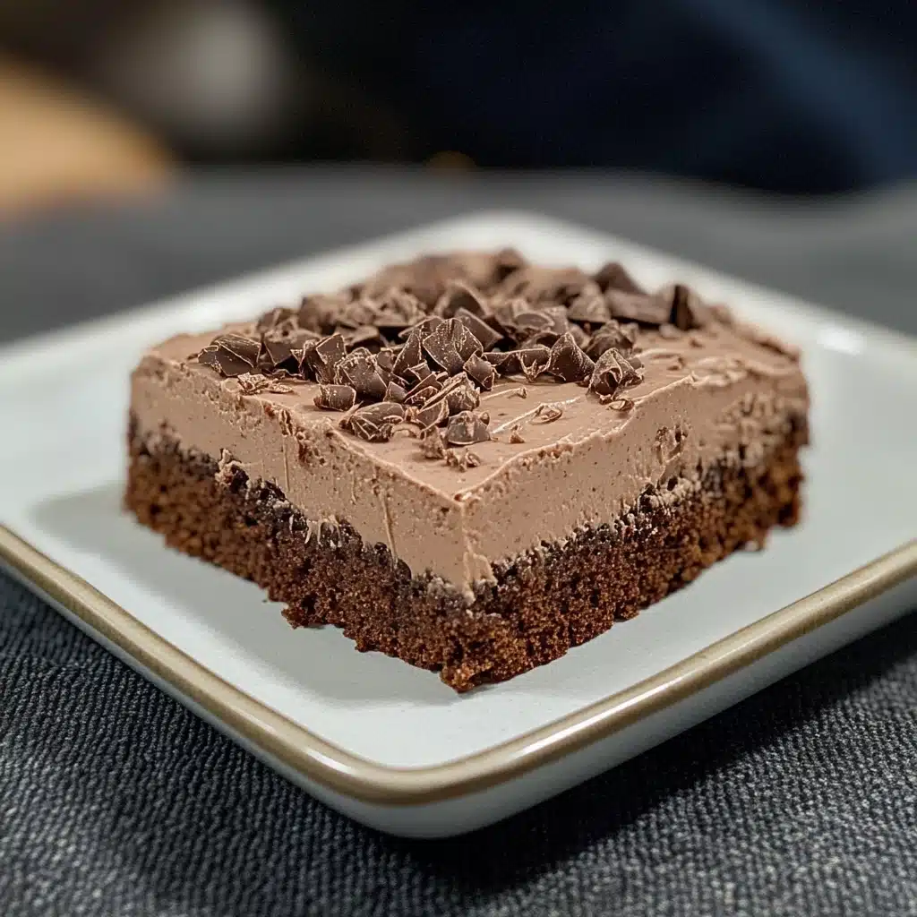 Chocolate Mousse Brownies