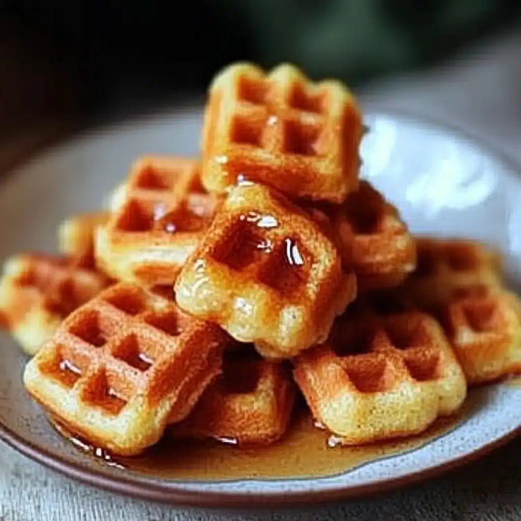 Cornbread Waffle Bites