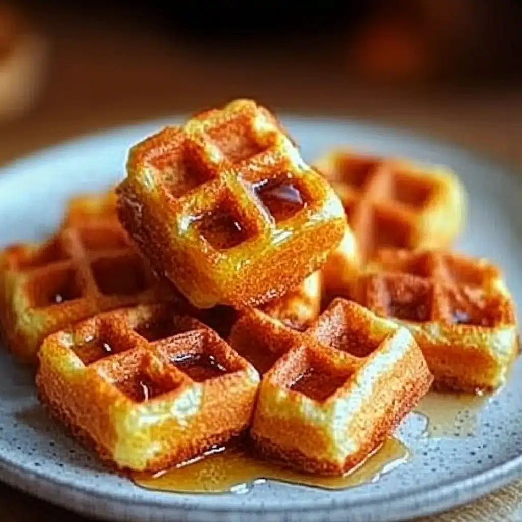 Cornbread Waffle Bites