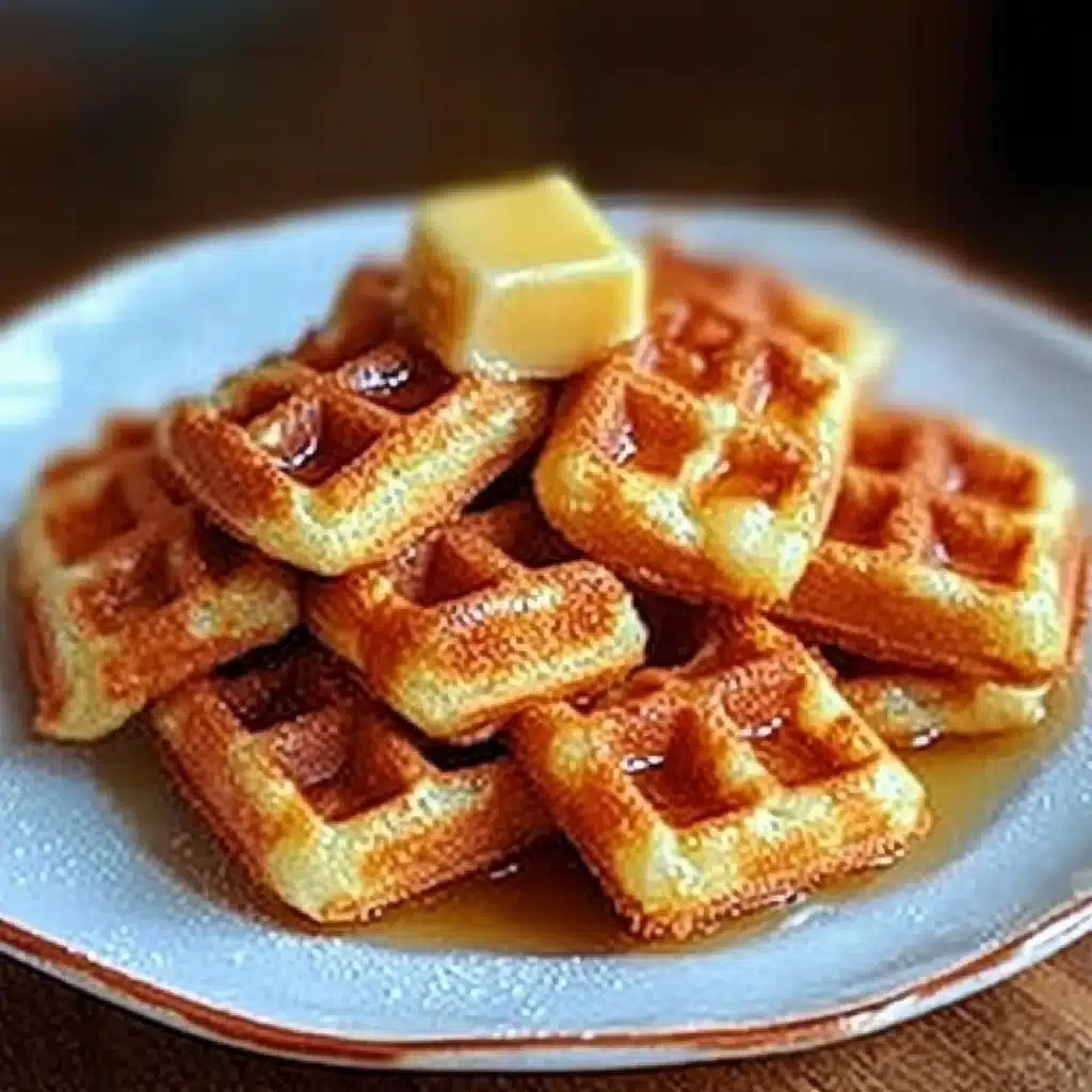 Cornbread Waffle Bites