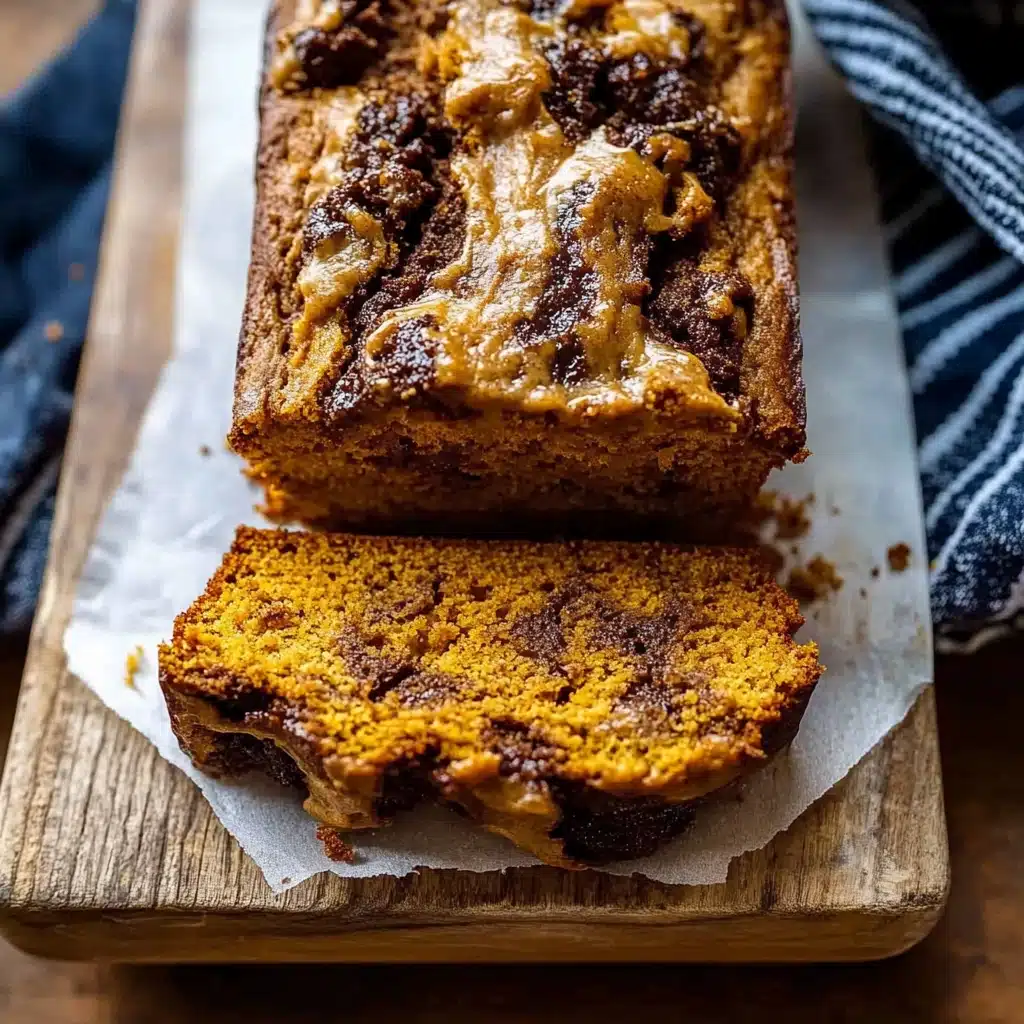Cream Cheese Swirled Cinnamon Pumpkin Butter Bread