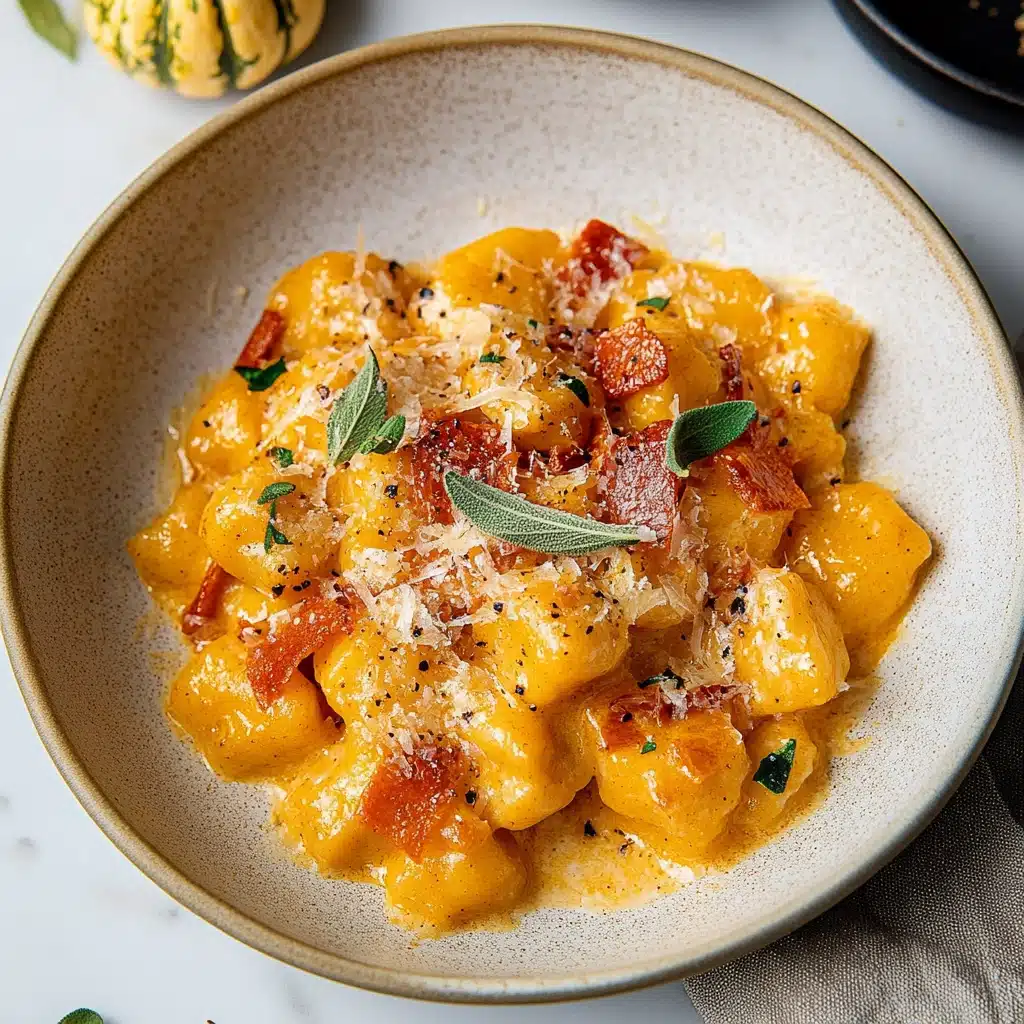 Creamy Pumpkin Gnocchi