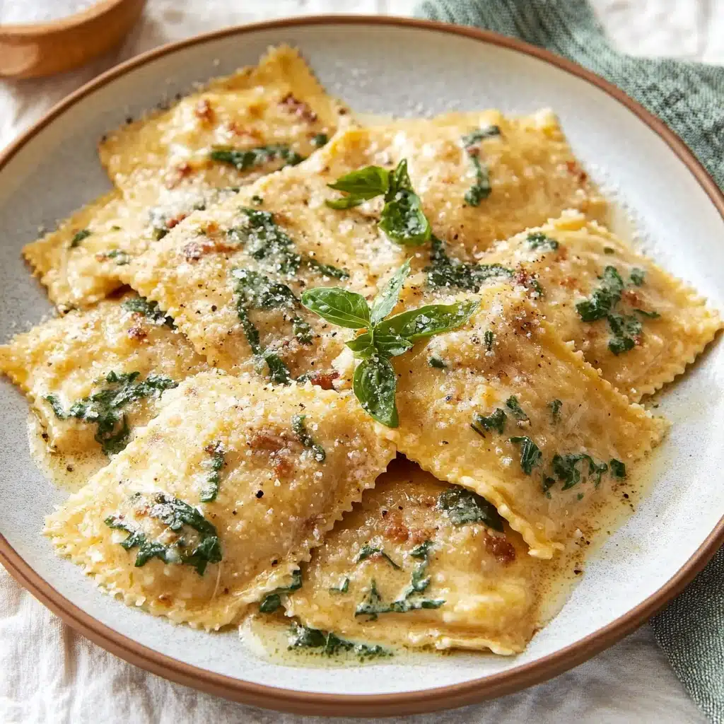 Creamy Tuscan Ravioli